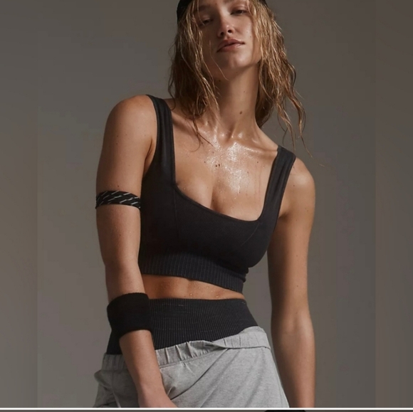 🌟 NWOT 🌟 Free People Good Karma Square Neck Bra - Picture 3 of 3
